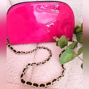 Ysl Hot Pink Pouch 🔥 + Strap 💯